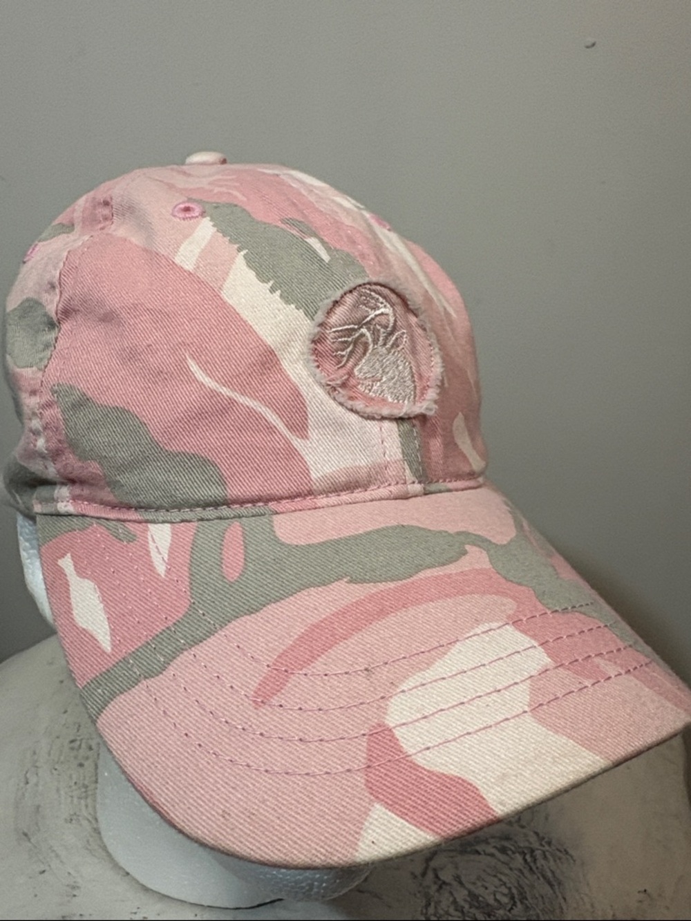 Legendary Light Baby Pink Camo Hat Deer Logo Girly Pastel Trendy Y2K Hunting Cap